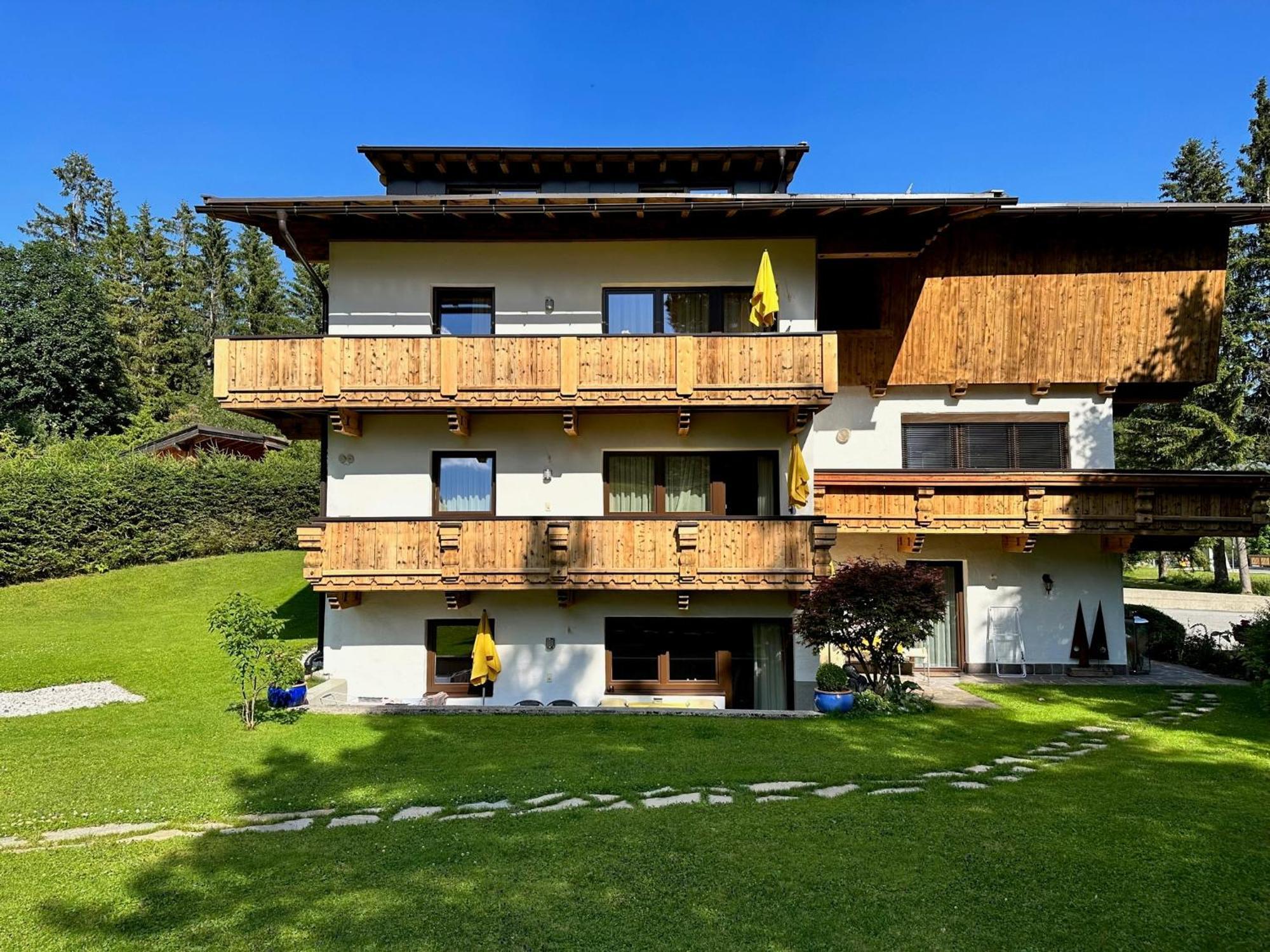 Ferienwohnung W4 Haus Ganghofer Leutasch Exterior foto